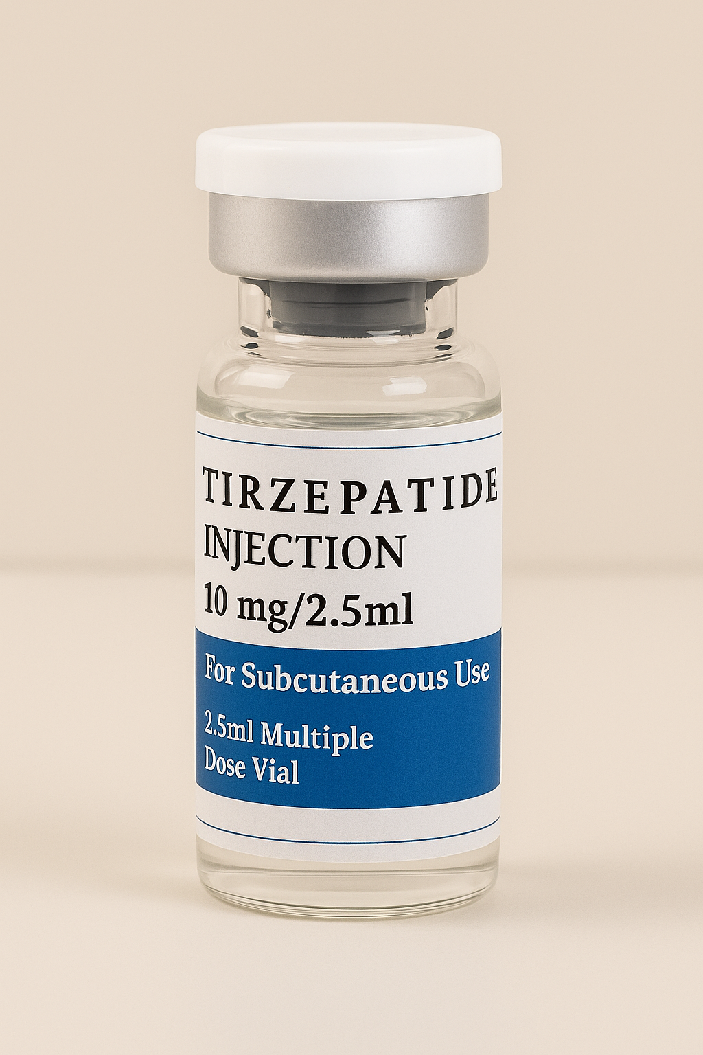 Tirzepatide 10mg | 1 Box = 10 Vials – FDA Certified