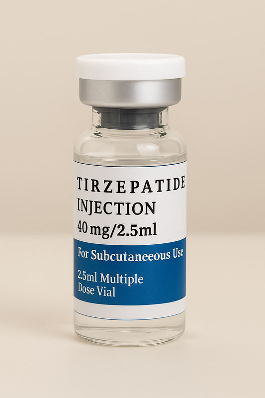 Tirzepatide 40mg | 1 Box = 10 Vials – FDA Certified